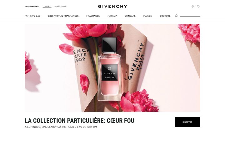 Screenshot of givenchybeauty.com
