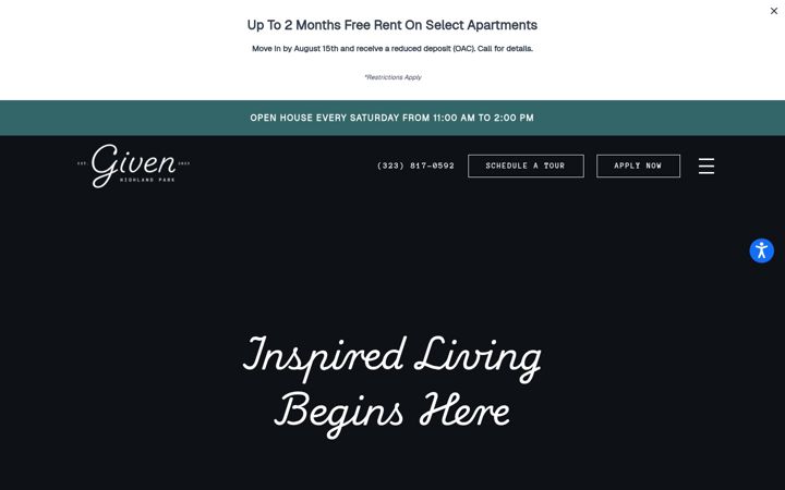 Screenshot of givenlosangeles.com