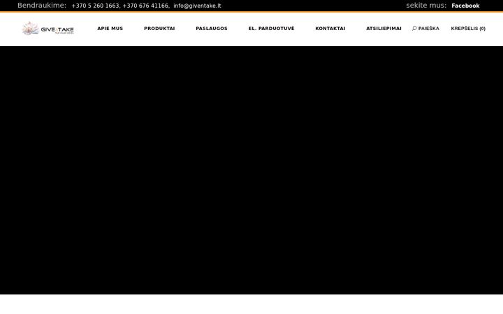 Screenshot von giventake.lt