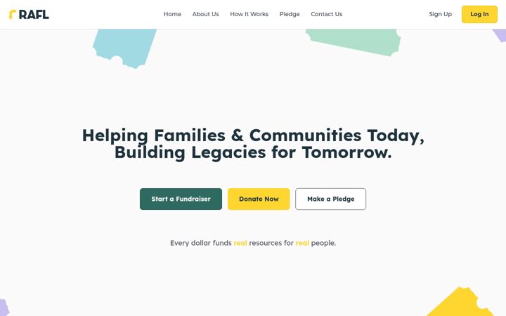 Screenshot of giverafl.com