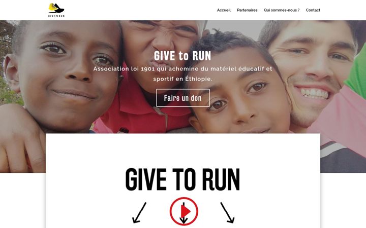 Screenshot of givetorun.com