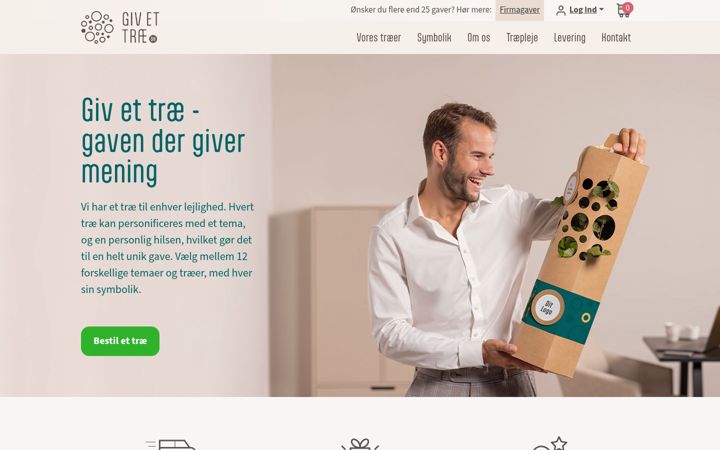 Screenshot of givettrae.dk
