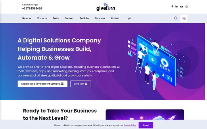 Screenshot of giveturn.com