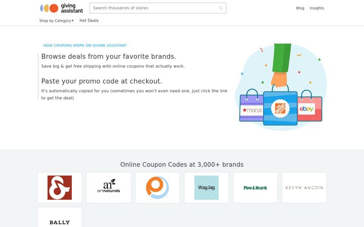 Screenshot of givingassistant.org