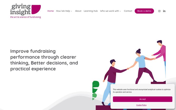 Screenshot of givinginsight.com