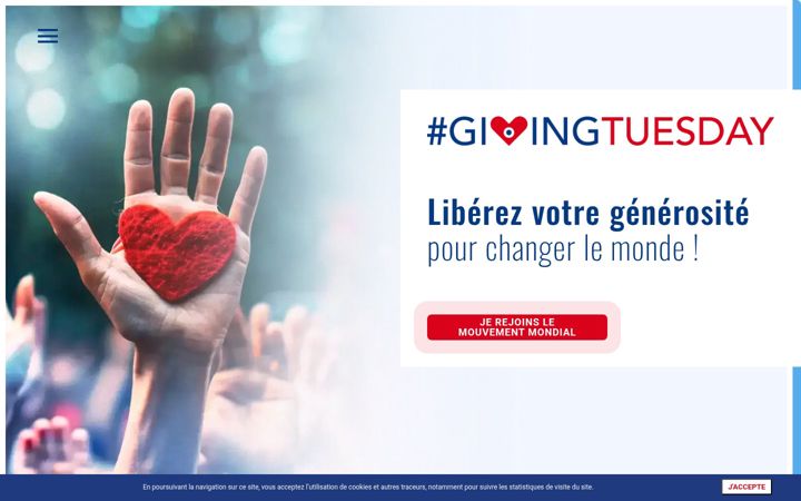 Screenshot of givingtuesday.fr
