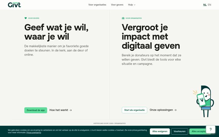 Screenshot of givtapp.net