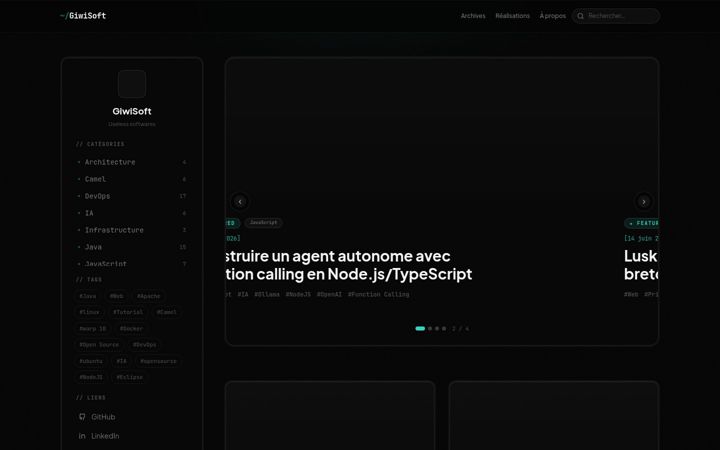 Screenshot of giwi.fr