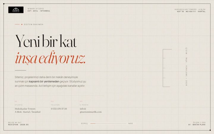 Screenshot of gizartemimarlik.com