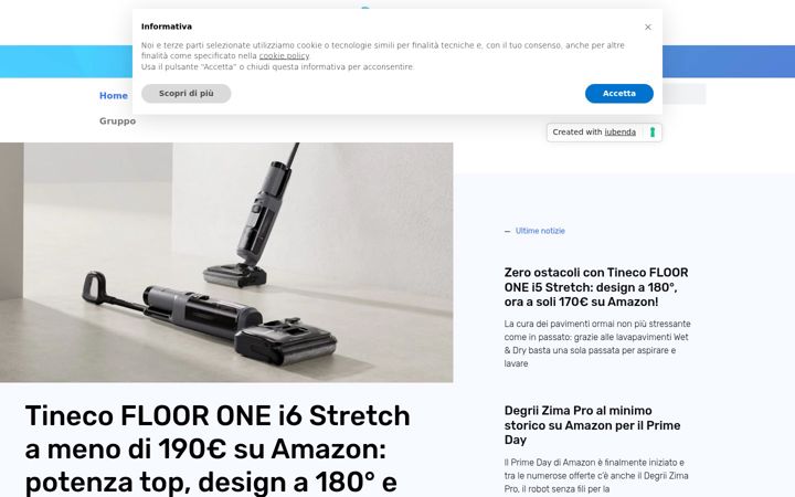 Screenshot of gizdeals.it