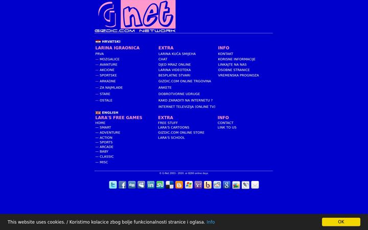 Screenshot of gizdic.com