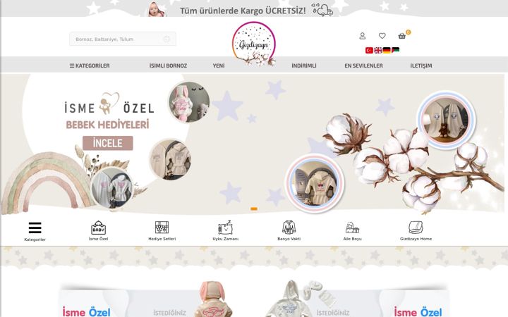Screenshot of gizdizayn.com