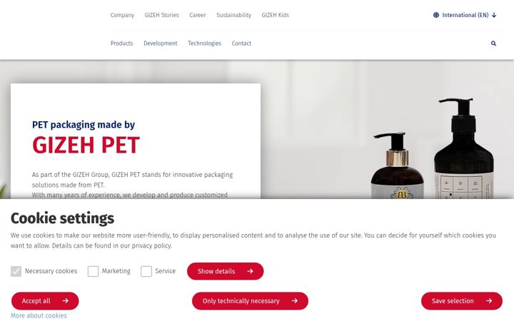 Screenshot of gizeh-pet.com