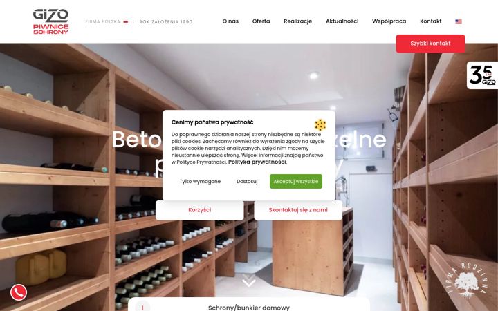 Screenshot of gizopiwnice.pl
