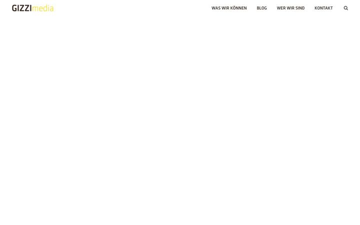 Screenshot of gizzimedia.de
