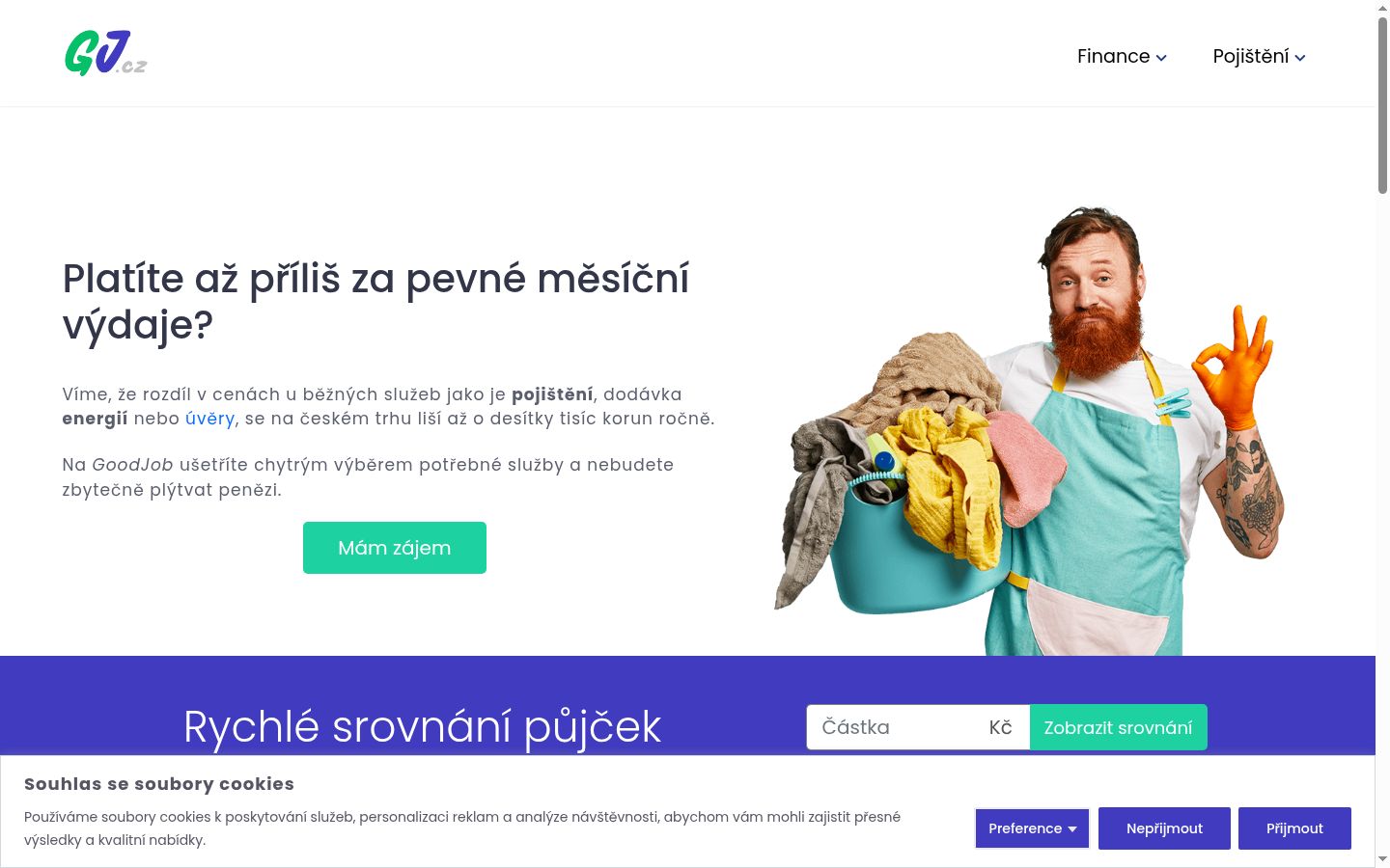 Kuvakaappaus suostumusbannerista, joka näytettiin ennen mitään vuorovaikutusta