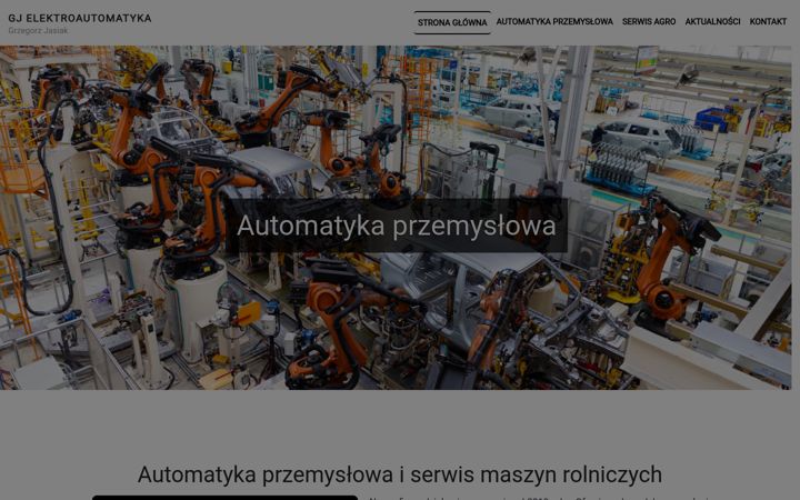 Screenshot of gjelektroautomatyka.pl