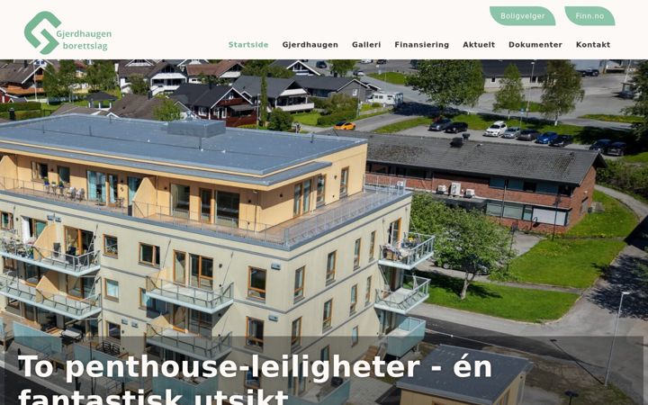 Screenshot of gjerdhaugen.no