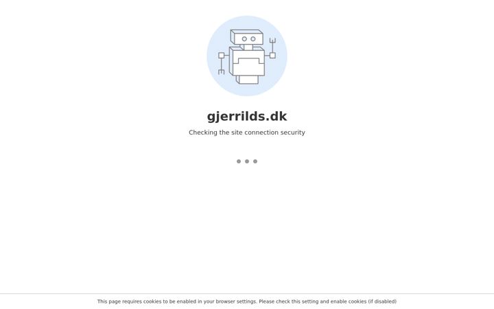 Screenshot of gjerrilds.dk