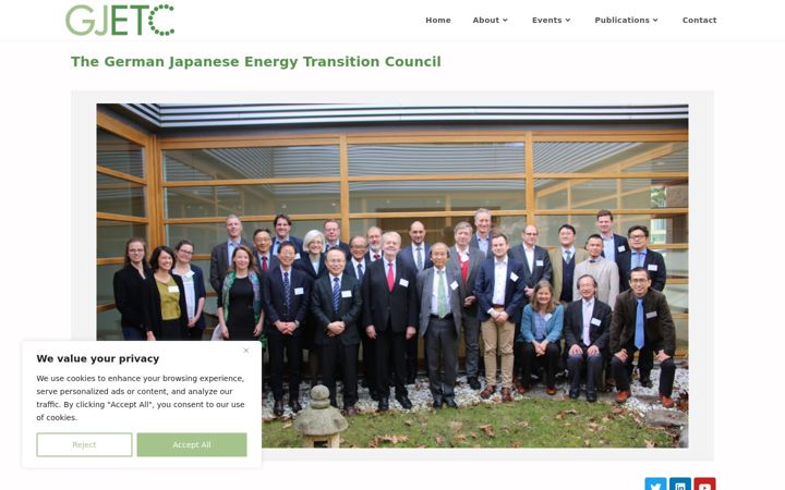 Screenshot of gjetc.org