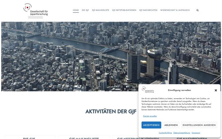 Screenshot of gjf.de
