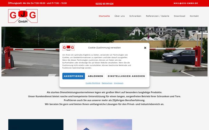 Screenshot of gjg-gmbh.com