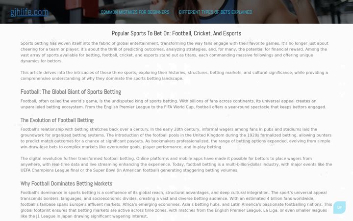 Screenshot of gjhlife.com