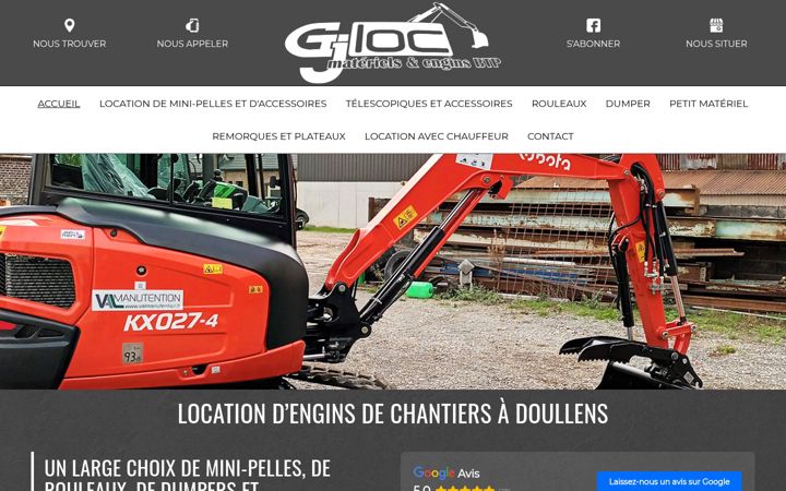 Screenshot of gjloc.fr