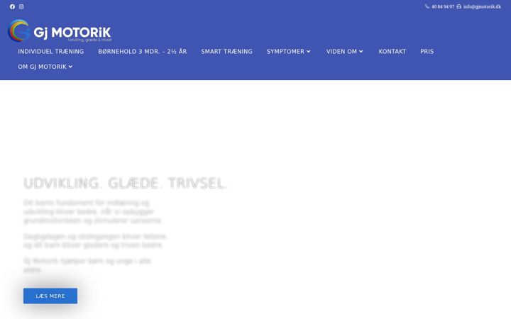 Screenshot of gjmotorik.dk