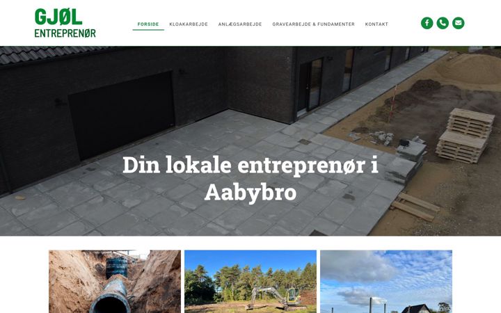 Screenshot of gjolentreprenor.dk