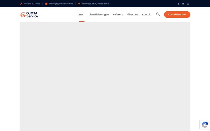 Screenshot of gjotaservice.de