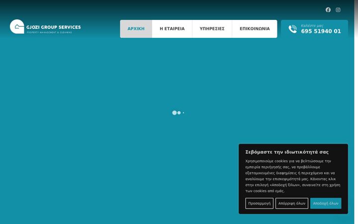 Screenshot of gjozi-group.gr