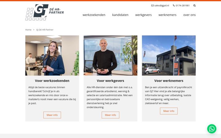 Screenshot of gjpersoneelsdiensten.nl