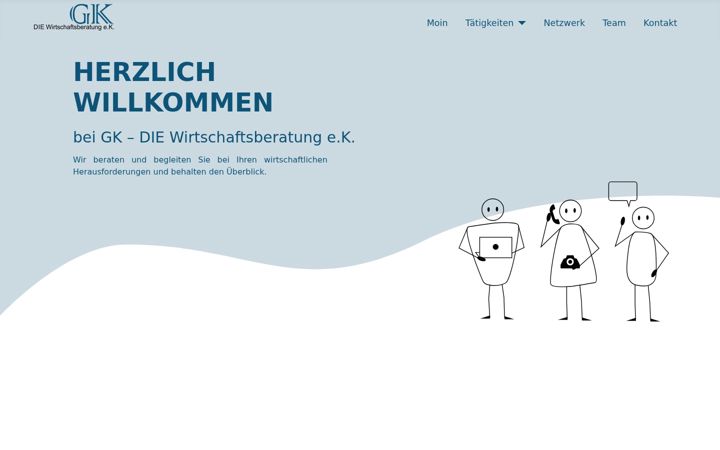 Screenshot of gk-diewirtschaftsberatung.de