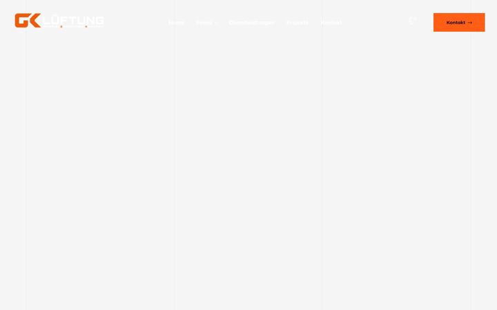 Screenshot of gk-lueftung.ch