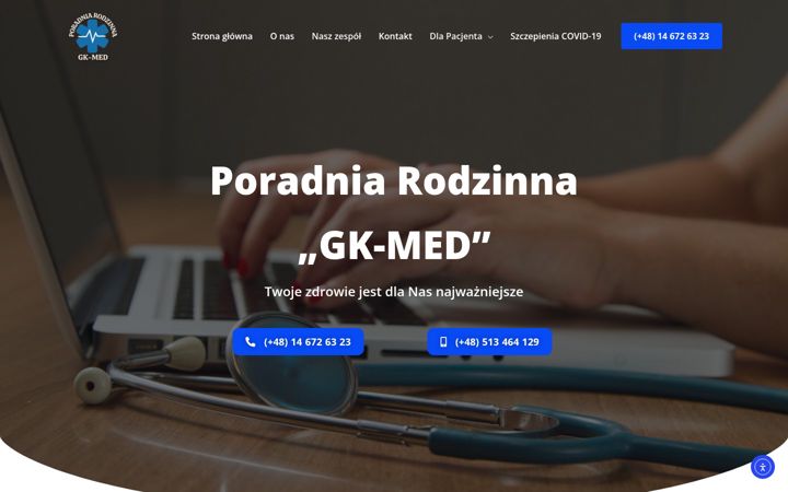 Screenshot of gk-med.pl