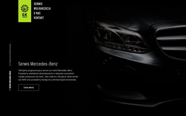 Screenshot of gk-service.pl