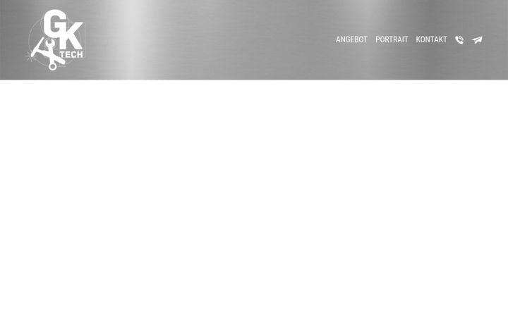 Screenshot of gk-tech.ch