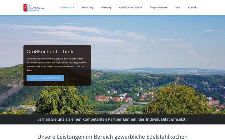 Screenshot of gk-tech.de