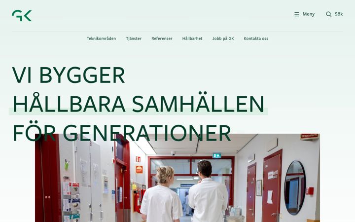 Screenshot of gk.se