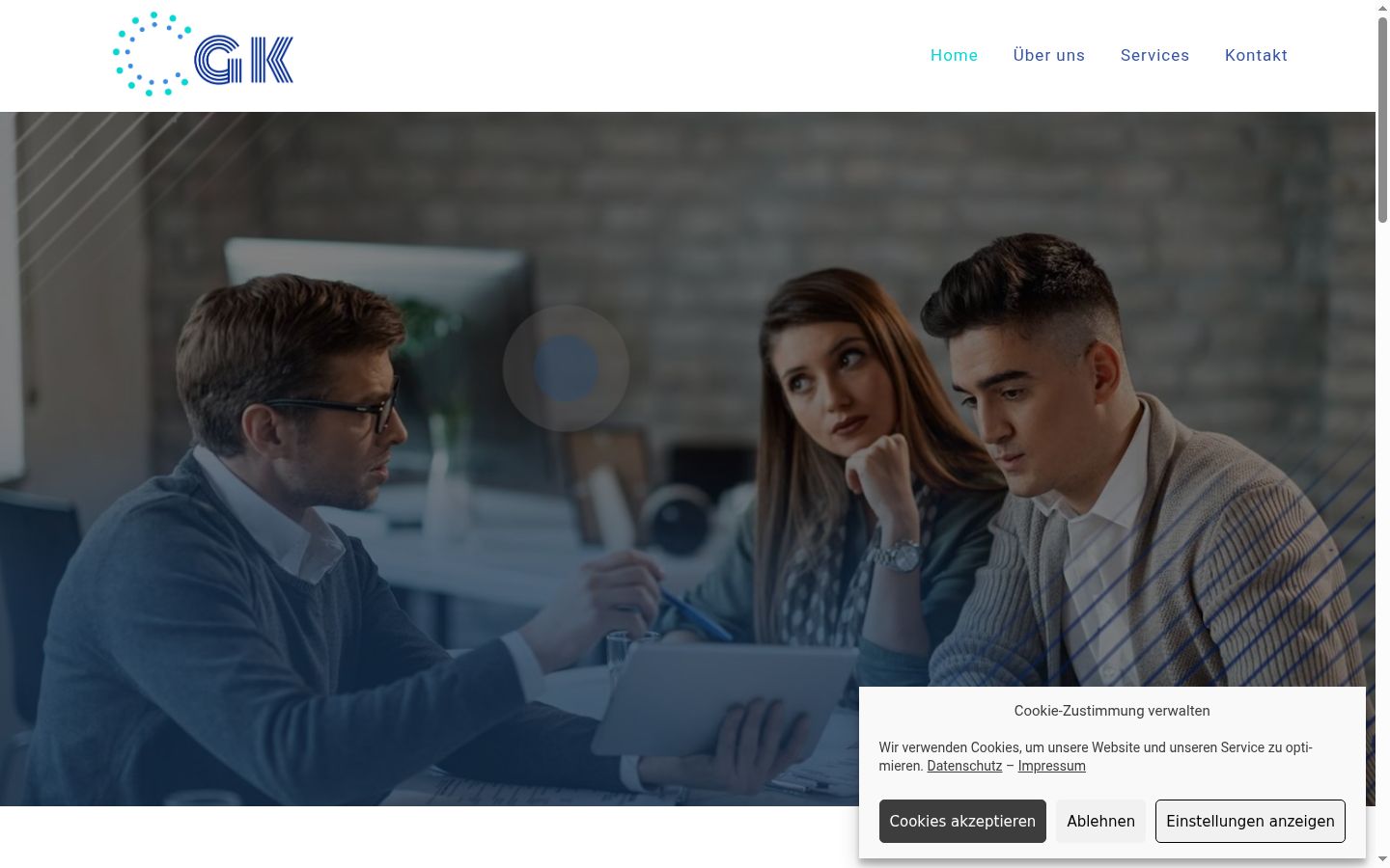Sutikimo reklamjuostės, rodytos prieš bet kokią sąveiką, ekrano kopija