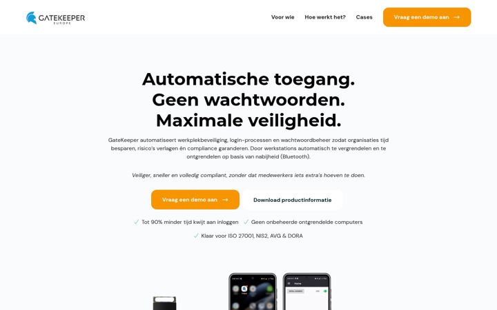 Screenshot of gkaccess.nl