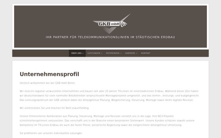 Screenshot of gkbmbh.de
