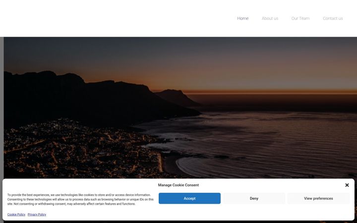 Screenshot of gkcattorneys.co.za