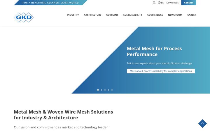Screenshot of gkd-group.com