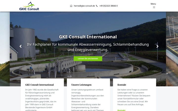 Screenshot of gke-consult.de