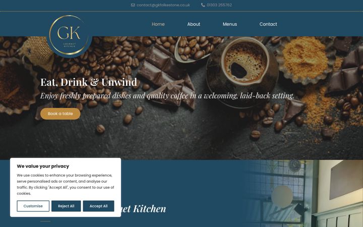 Screenshot of gkfolkestone.co.uk