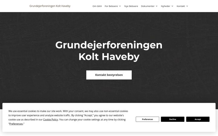 Screenshot of gkh.dk