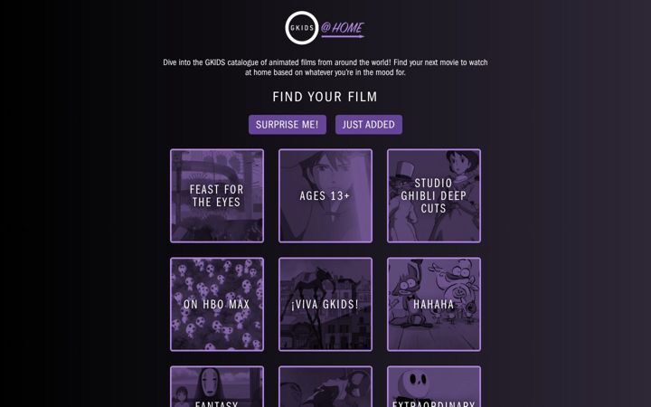 Screenshot of gkidsathome.com