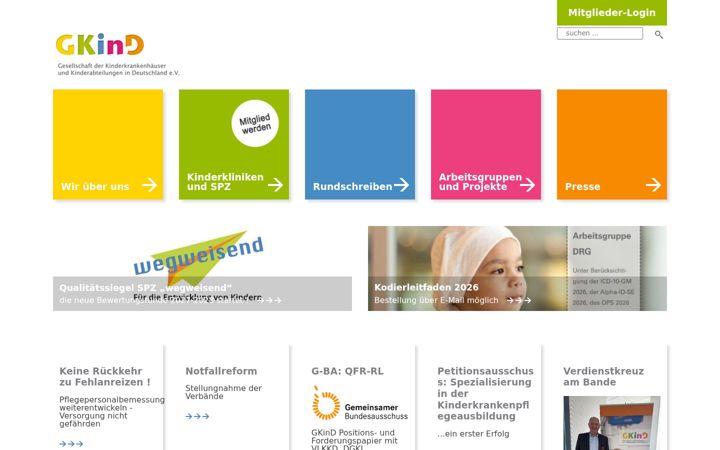 Screenshot of gkind.de